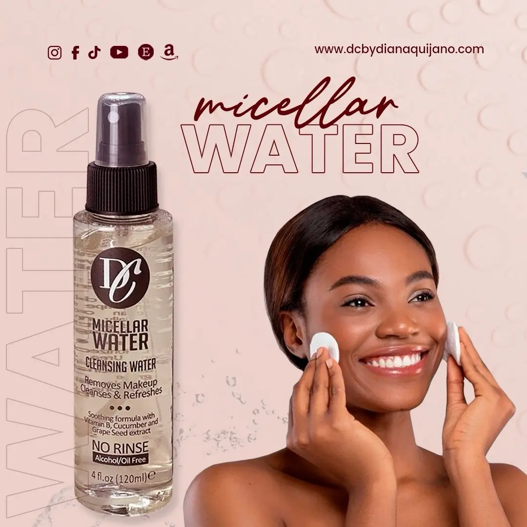 Micellar Water for Deep Cleansing and Skin Exfoliation