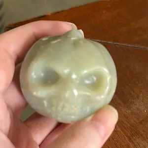 Crystal skull pumpkin