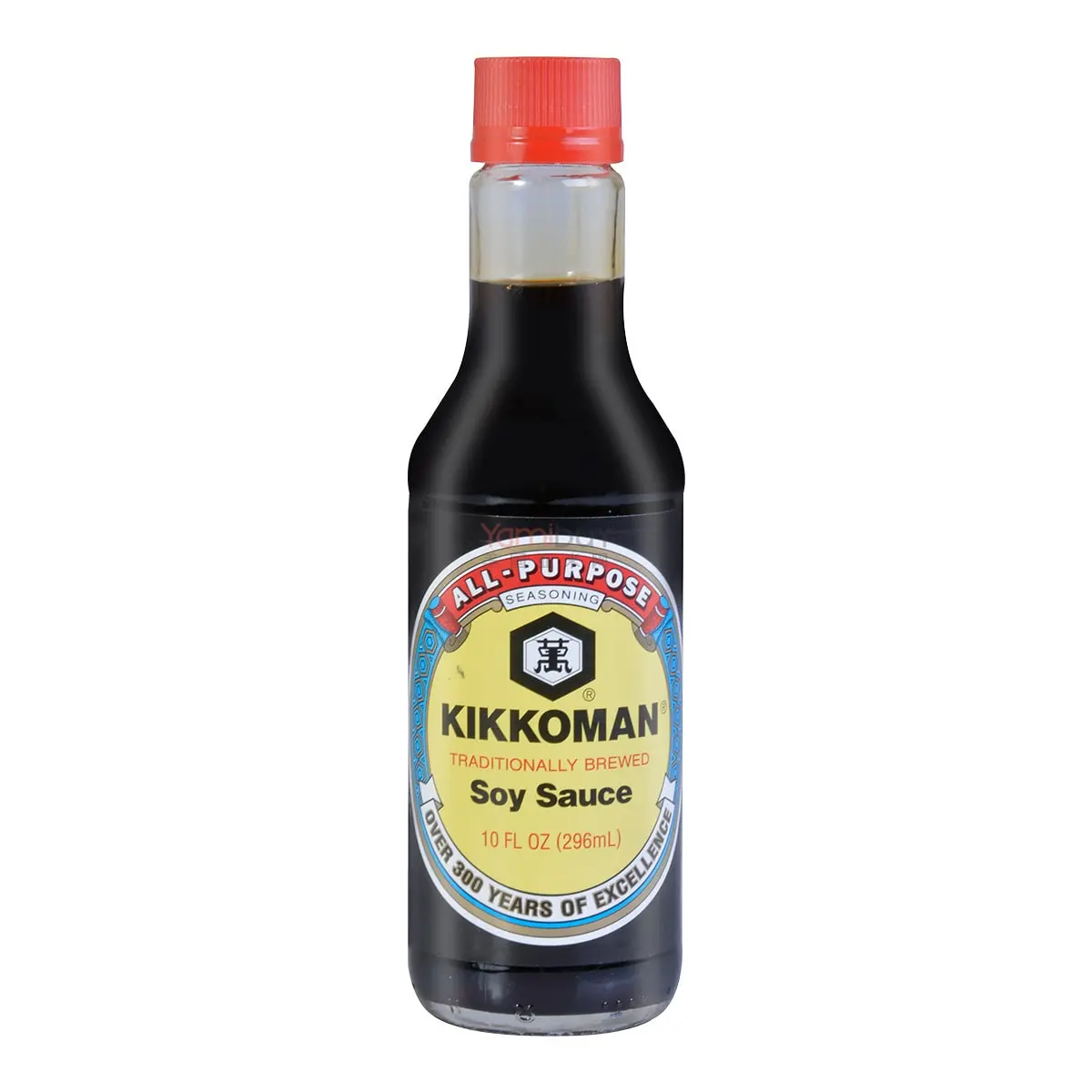 Kikkoman Naturally Brewed Soy Sauce 296ml - Authentic Japanese Seasoning for Cooking & Dipping