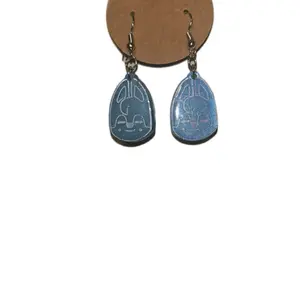 SK zoo dangle earrings