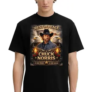 Chuck Norris Rest in Peace Shirt, Western Legend Shirt, Chuck Norris Memorial T-Shirt, Sweatshirt, Hoodie, Gift for fan