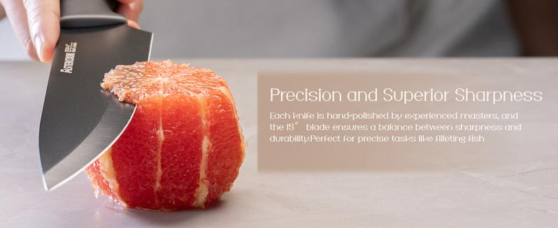 Astercook Kitchen Knife Set with Block, 17 PCS High Carbon Stainless Steel Sharp Serrated Steak Knives Set, Chef Knives, Bread Knife, knives set Astercook Kitchen Knife Set with Block, 17 PCS High Carbon Stainless Steel Sharp Serrated Steak Knives Set, Chef Knives, Bread Knife, knives set