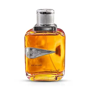 Sapil Rave Perfume for Women Eau de Parfum 3.4 Oz 100 ml Dubai Perfume with Sweet Fruity Floral Scent Plum Iris Saffron Bulgarian Rose Amber Arabic Parfum for Daily Wear & Gift