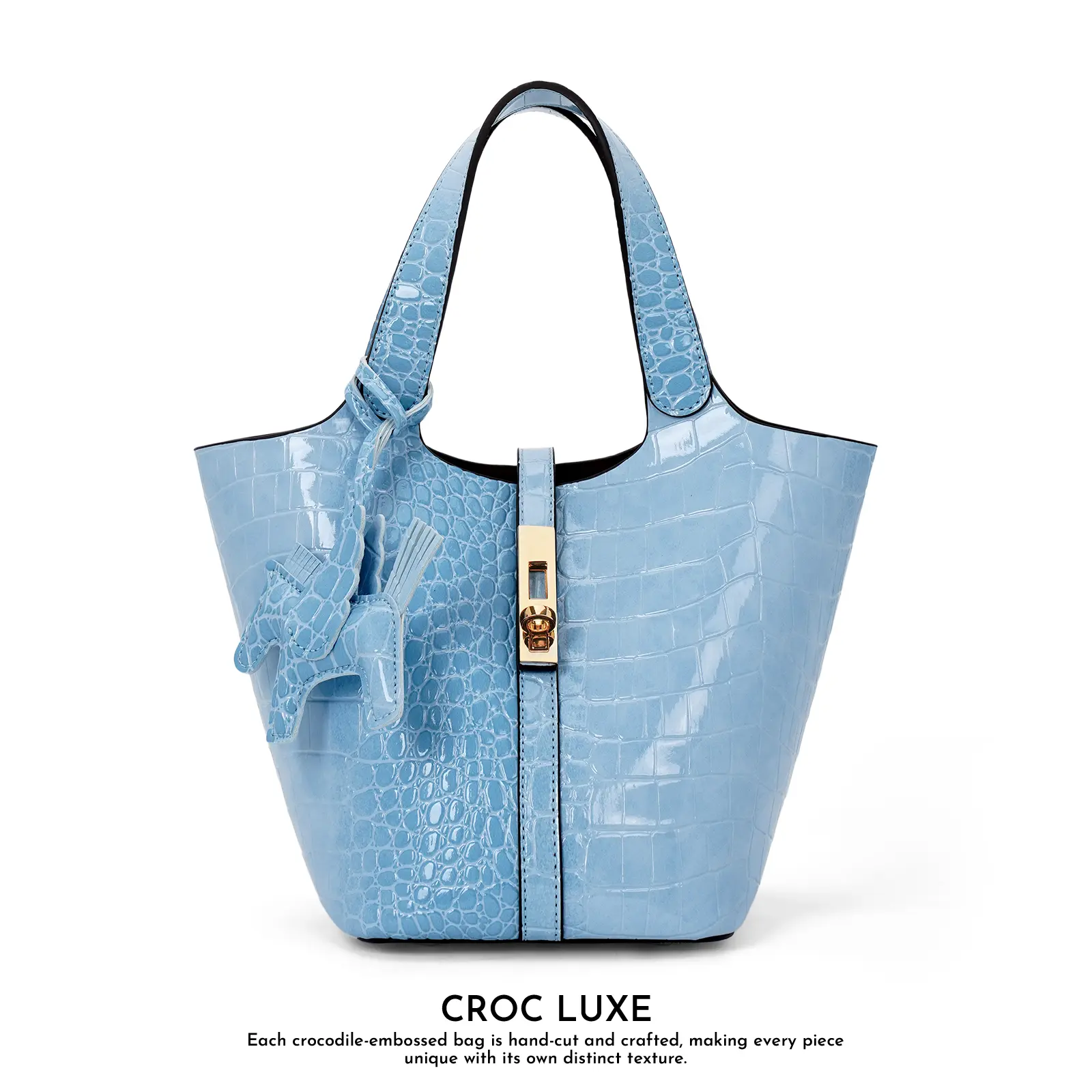 CROC LUXE-Aqua Blue