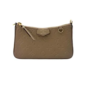 Pre-owned Louis Vuitton Empreinte Crossbody Bags Easy Pouch On Strap Monogram Pouch Dune LV2062