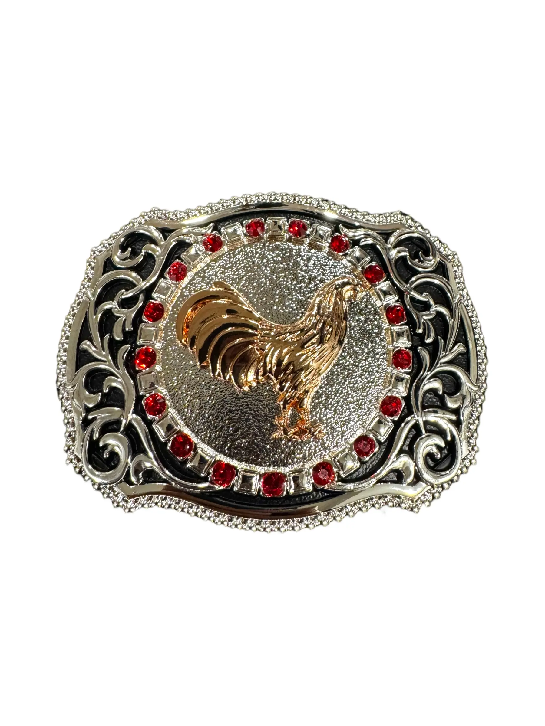 Rooster Western Style Cowboy Belt Buckle Hebilla Vaquera Gallo