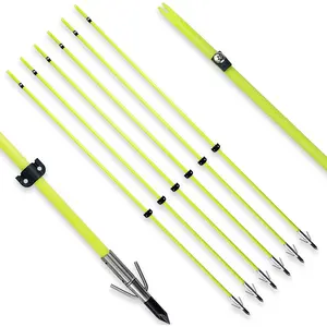 34inch Bowfishing Arrows Solid Fiberglass Shaft with Broadhead for Compound   Recurve  Fishing Arrow Archery  Hunting (Pack of 6) Safety Helmet Visor and Ear Muffs Aluminum Wheelset Freewheel Bed Restraints Set Decoy Magnet Drive Bike Disc Brakes mini bow