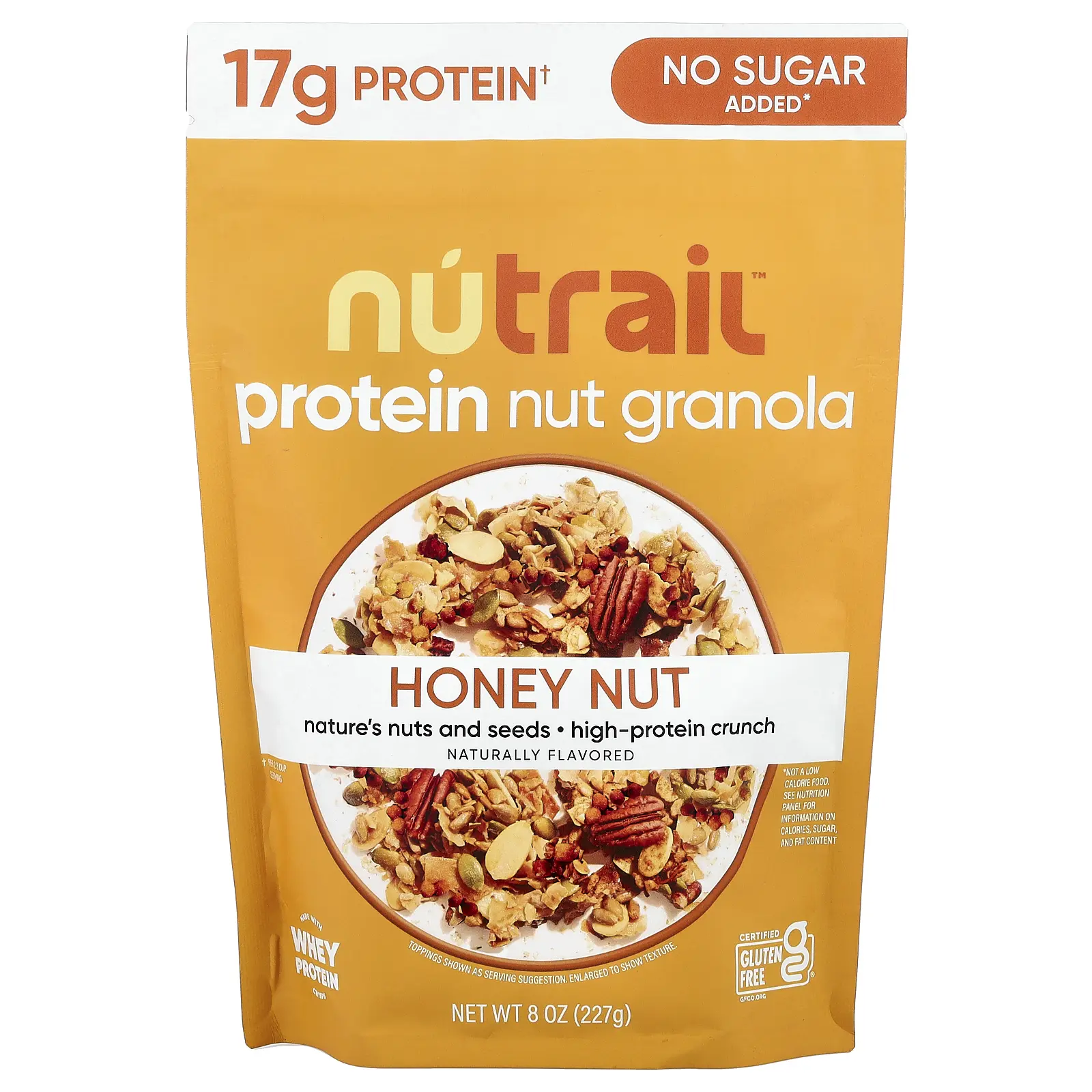 NuTrail Protein Nut Granola, Honey Nut, 8 oz (227 g) NuTrail Protein Nut Granola, Honey Nut, 8 oz (227 g)