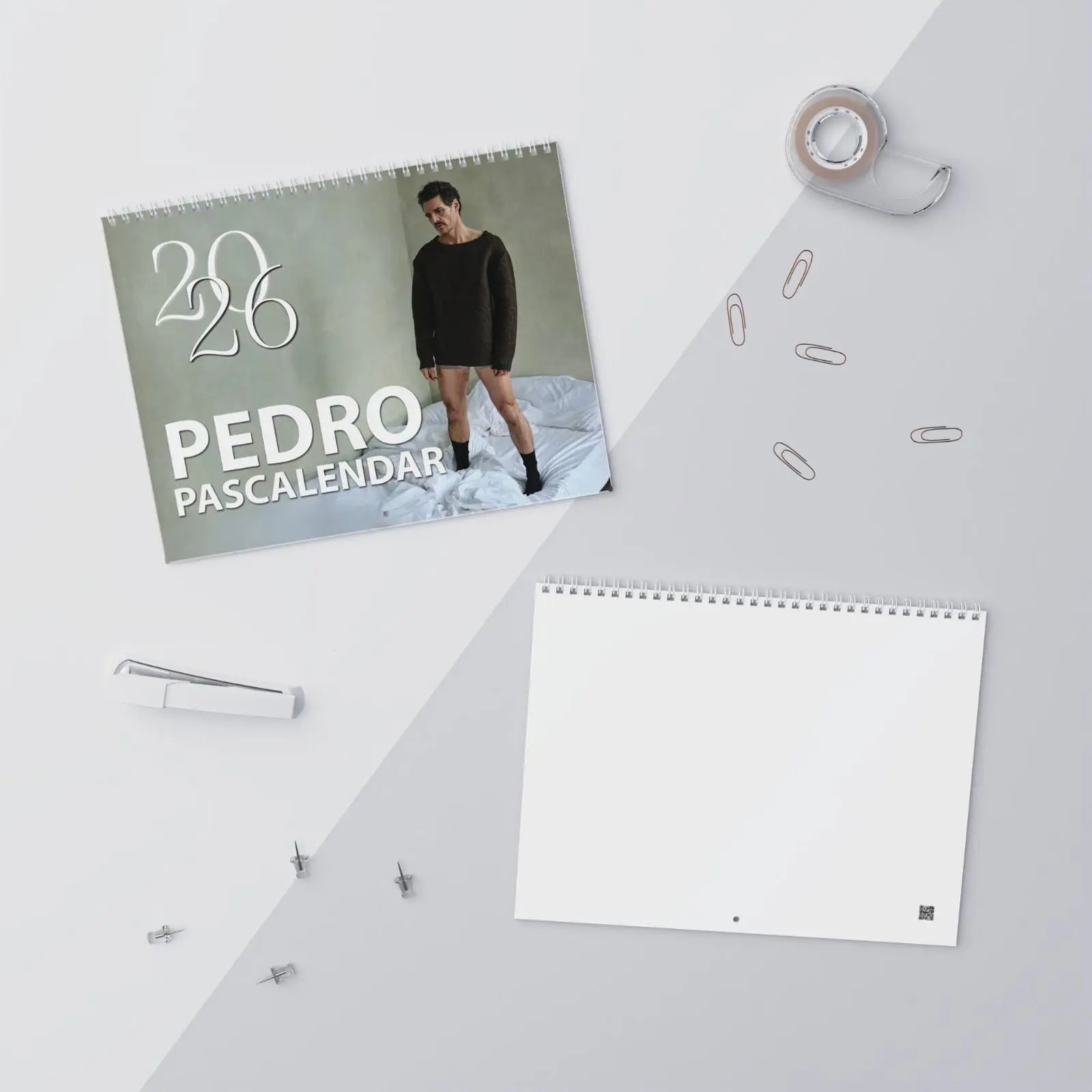 Pedro Pascalendar 2026 Planner, Hot Daddy Celeb Crush Wall Calendar For Women