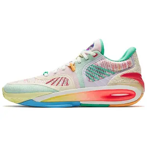 Anta KT10 Men's Mid-Top Basketball Shoes with Comfort, Traction, and Support Trending Shoes, House White Official Shoes to Get / Maison Mihara Verifiable, with credentials and supporting global authentication