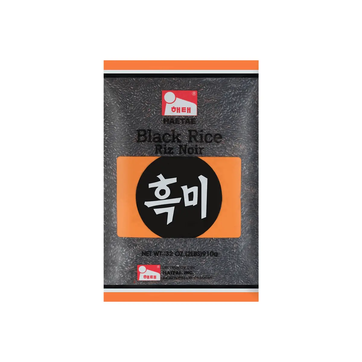 HAITAI Premium Black Rice 910g - Healthy Whole Grain for Cooking, Porridge, Desserts & Baking - Korean Superfood