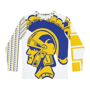 FHS FINDLAY HIGH SCHOOL TOMMY TROJAN Men's Long Sleeve Shirt (AOP)