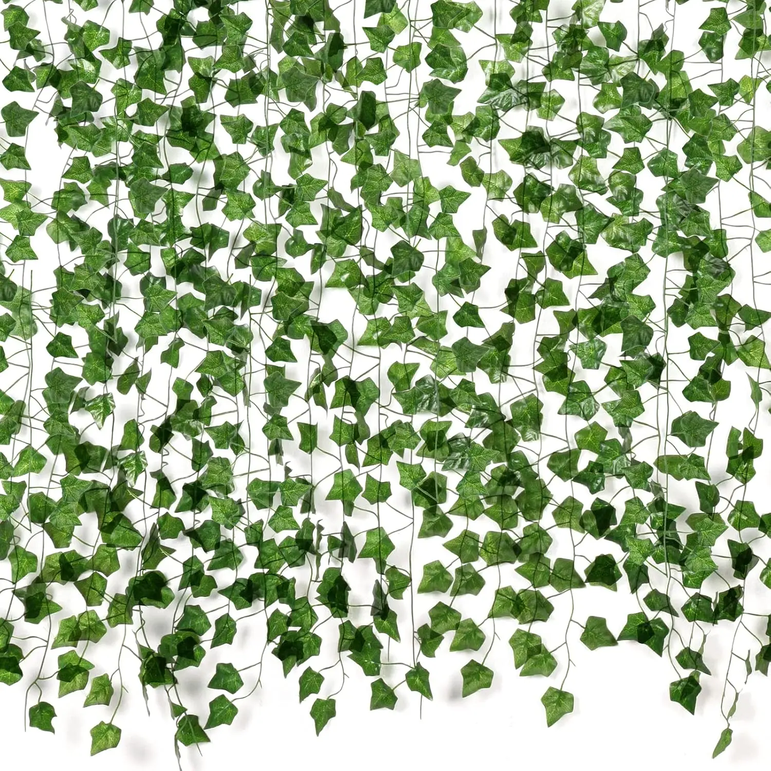 Vines for Room Decor(12 Pack 84 ) Aesthetic Artificial  Ivy Leaves  Greenery Garlands for  Bedroom Wall Wedding Party Decor