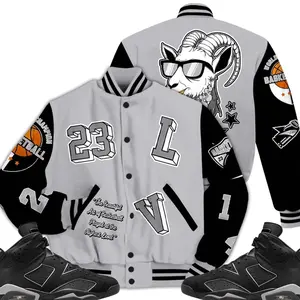 Cap And Gown 6s Outfit Varsity Jacket, AIR Number 23 Got Em Shirts To Match Sneaker Streetwear