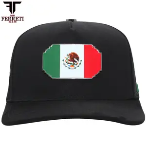 FERRETI HATS PREMIUM FT159 Bandera de Mexico Baseball Cap For Men