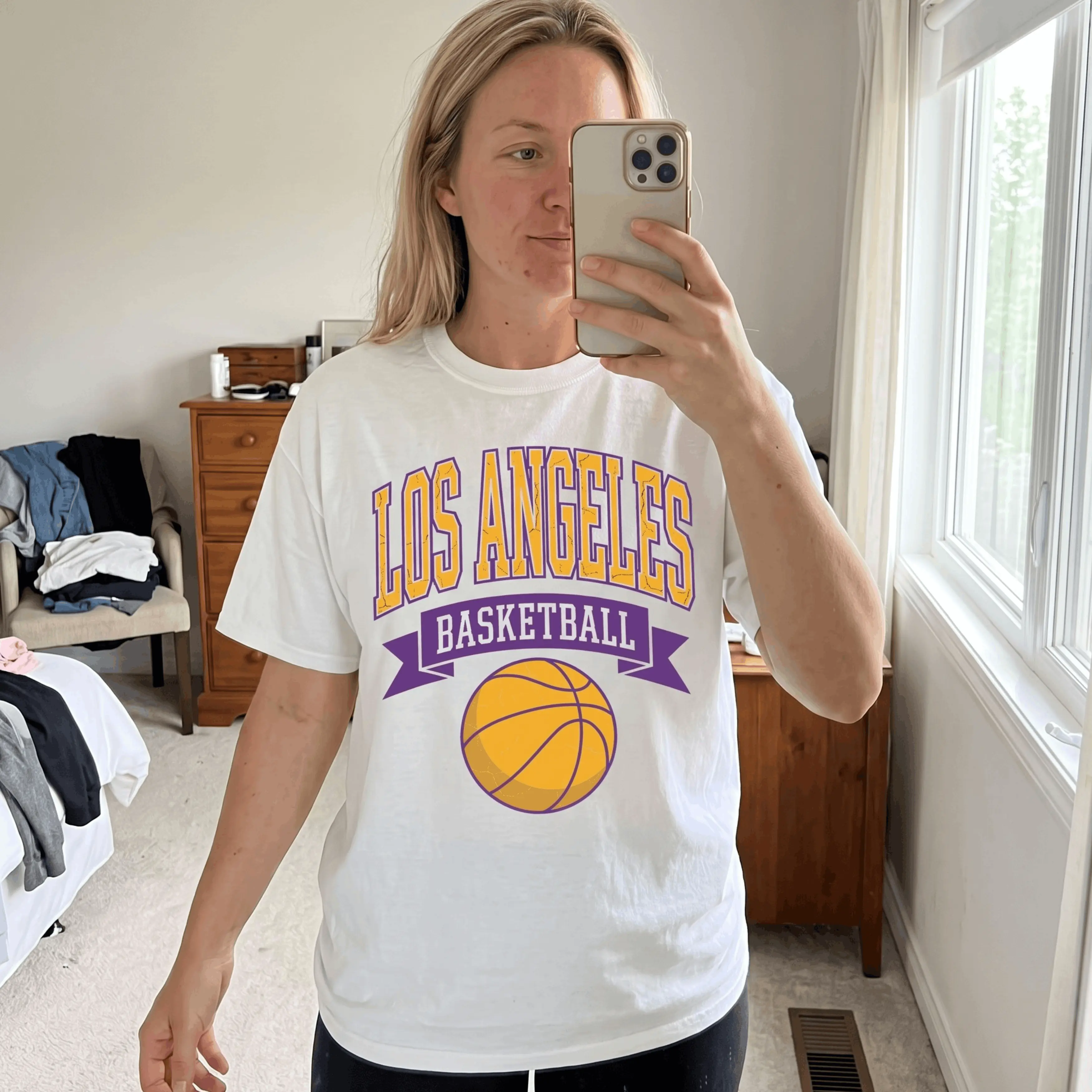 Hometown Basketball Shirt | Vintage Retro Throwback Basketball Tee | Game Day Sports Shirt