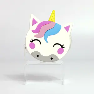 White Unicorn Silicone Coin Purse