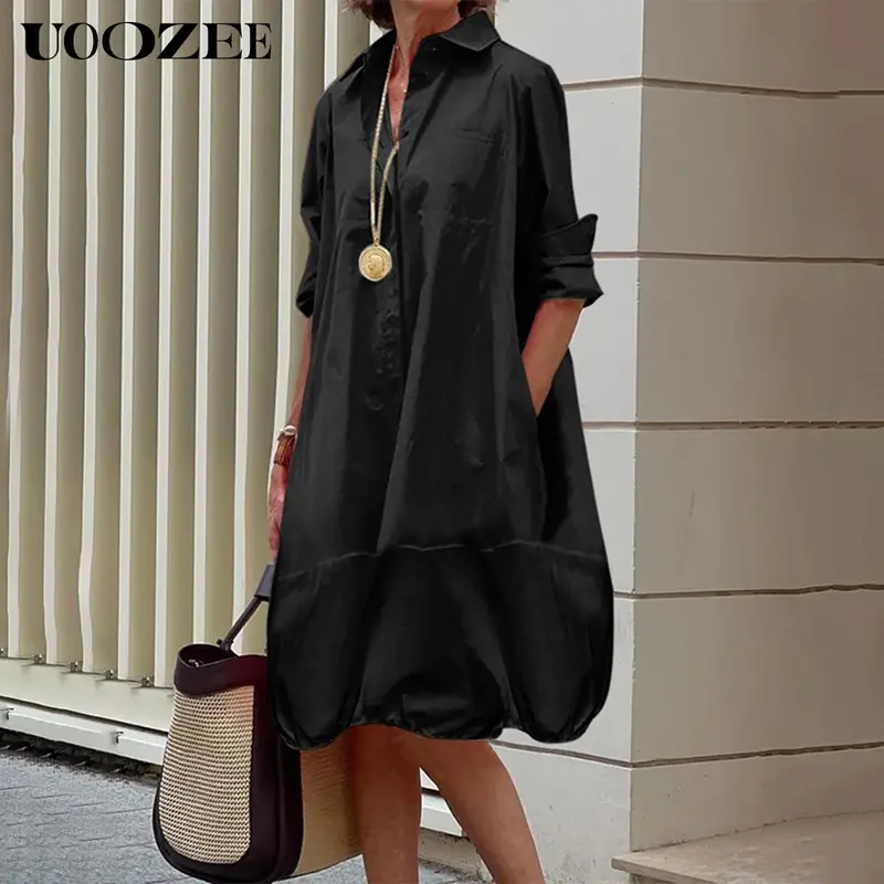 Black dress long sleeve modest - TikTok Shop