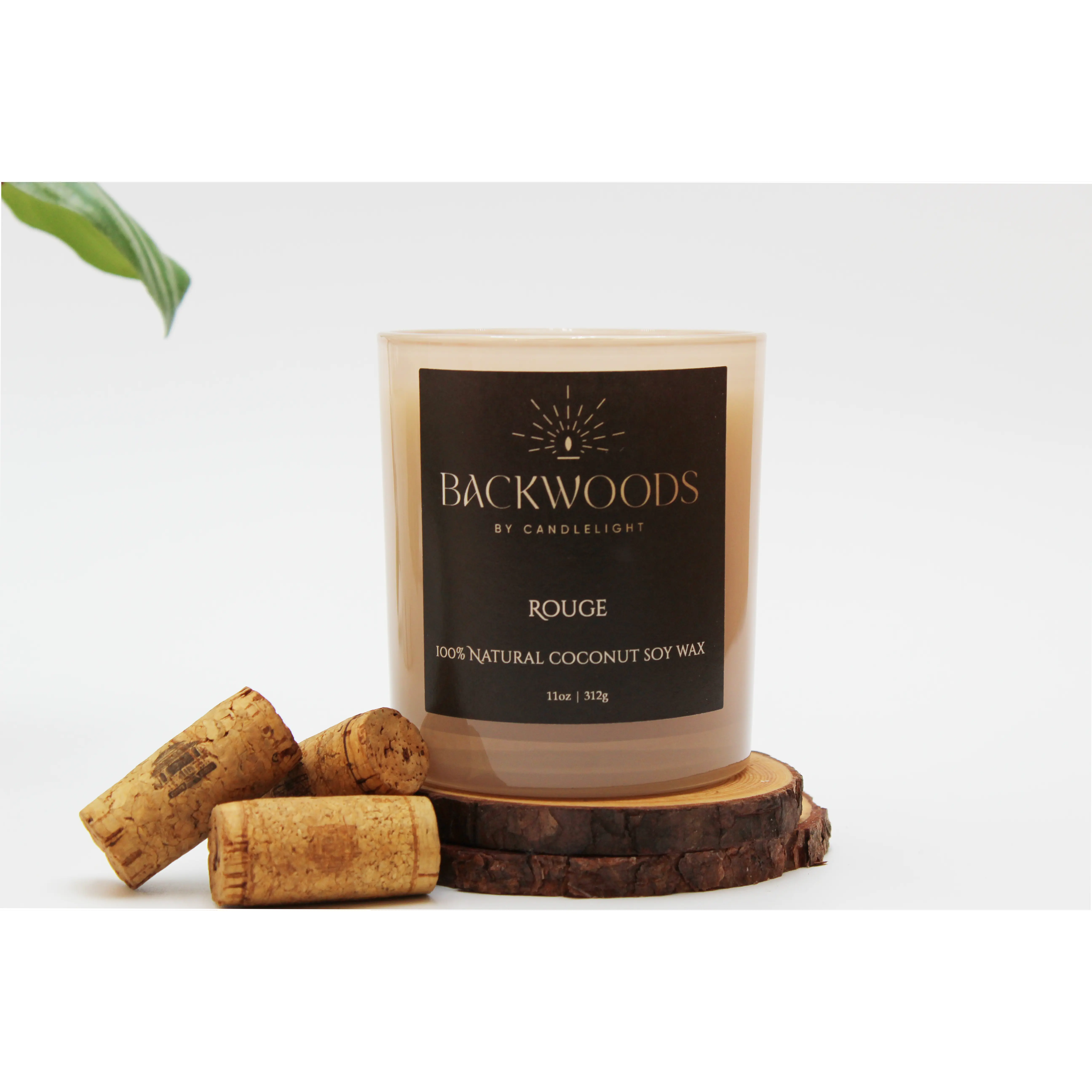 Rouge All Natural Wooden Wick Candle