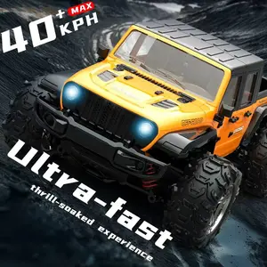 1:20 Scale All Terrain RC Truck Car, 4x4 High Speed 40 KPH RC Truck, 2.4Ghz Remote Control Truck with Upgrade Batteries