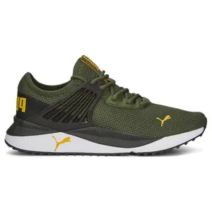 PUMA Mens Pacer Future Lace Up Running Sneakers Shoes - Green PUMA Mens Pacer Future Lace Up Running Sneakers Shoes - Green