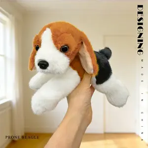 Cute Beagle Plush Toy, Soft Stuffed Animal Figure, Perfect Birthday Gift, Ideal Decoration Piece, Adorable Pet Accessory
