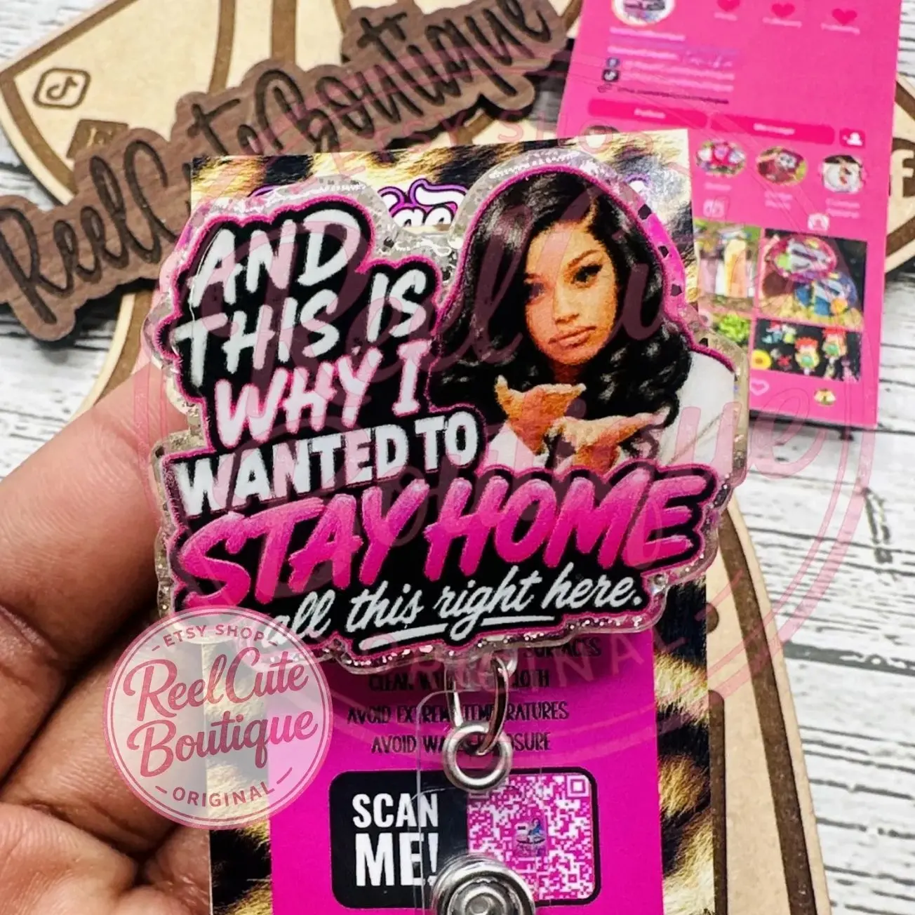 And this is why Glitter Badge Reel: Funny Nurse ID Holder