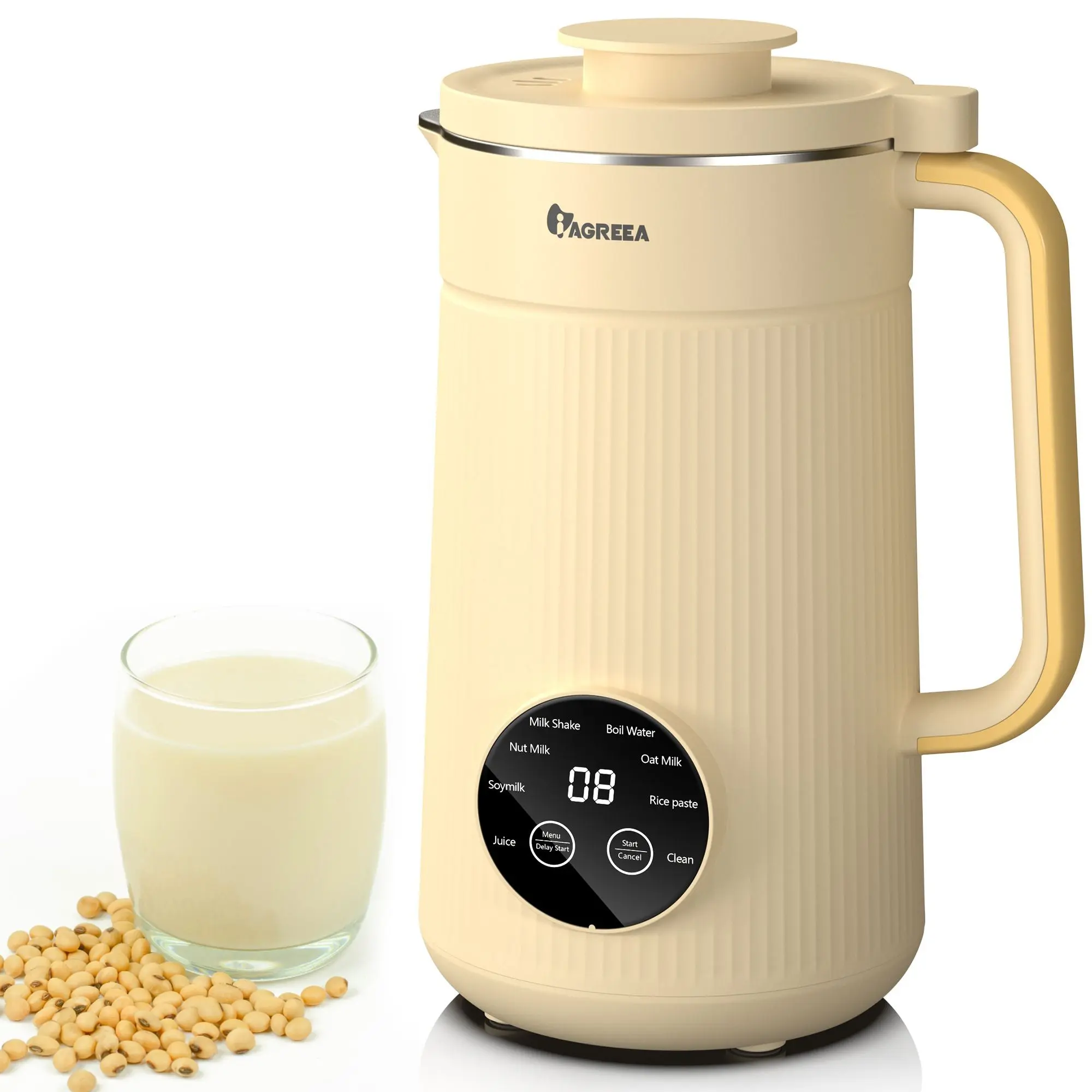 IAGREEA Nut Milk Maker 35oz | Almond Oat Soy Plant-Based Milk Machine