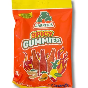Jarritos Spicy Gummies Candy with Tamarind Mango and Pineapple Flavored Gummies Natural Flavors by Canel's