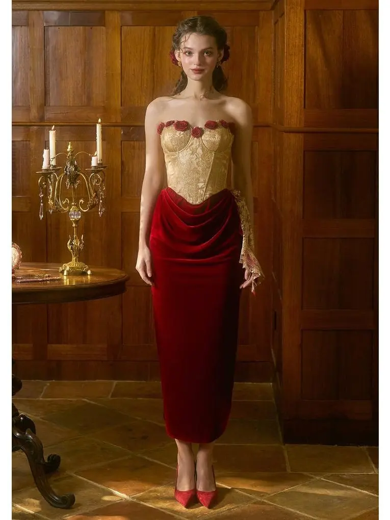Wild Rosa in Spain Corset Dress