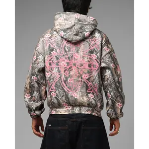 Loiter Blade Hoodie Pink Real Tree