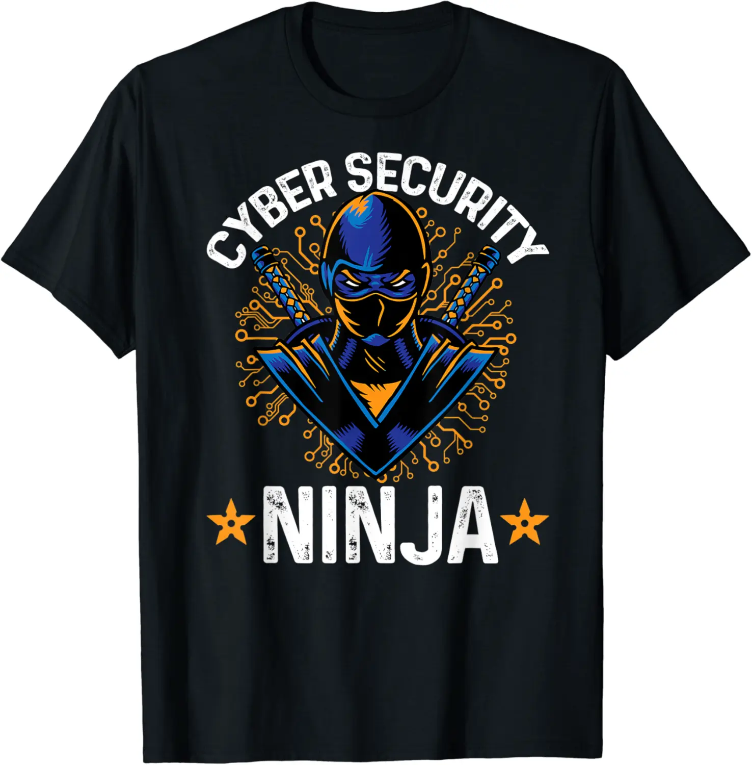 Cyber Security Ninja Computer Hacker Cryptography Hacking T-Shirt - Emilyschwe Shop 24B081BJ4614