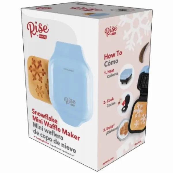 Storebound Snow Mini Waffle Maker