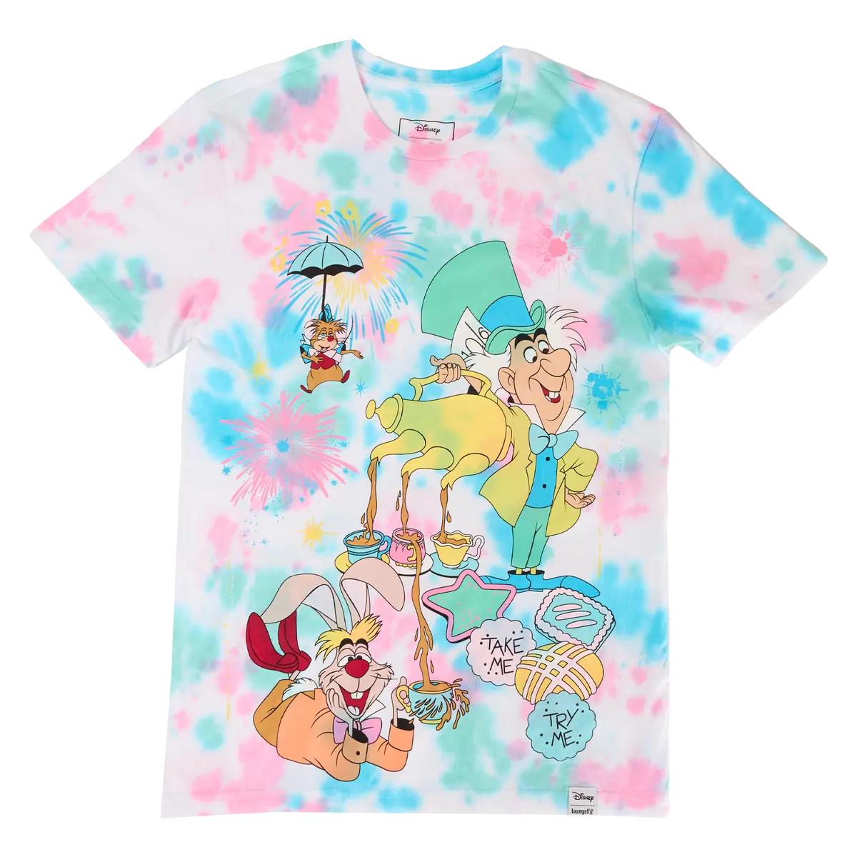 Alice in Wonderland Unbirthday Tie-Dye Unisex Tee