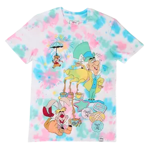 Alice in Wonderland Unbirthday Tie-Dye Unisex Tee