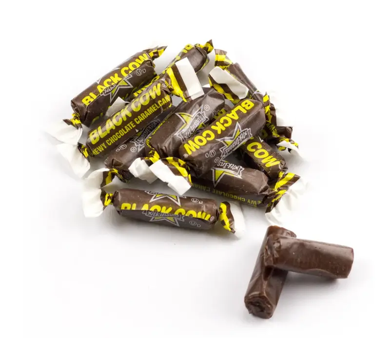 Atkinson's Black Cow Chocolate Caramel Nostalgic Bite Size Candy, 1 lb