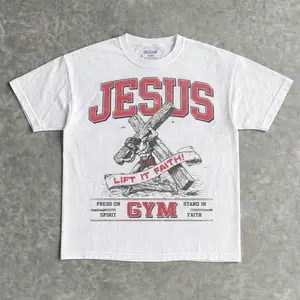 Lift It Faith Jesus Gym Shirt – Vintage Christian Graphic Tee Unisex tiktokshopspringglowup