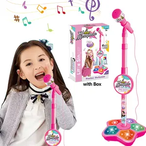 Microphone with a Stand, Perfect for Karaoke And Music Play. an Educational Toy That Enhances Brain Development, Ideal As a Birthday Present for Both Girls And Boys, And Great for Multi-Item Party Favor Packs