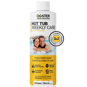 Ouster Hot Tub 3-in-1 Weekly Care - Cleaner, Conditioner, Clarifier - Hot Tub Maintenance for Crystal Clear and Clean Water