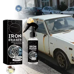 Car Rust Cleaner Spray, Gentle Body and Tire Oxidation Stain Remover, Daily Use Car Rust Cleaning Solution, Effective and Safe Formula