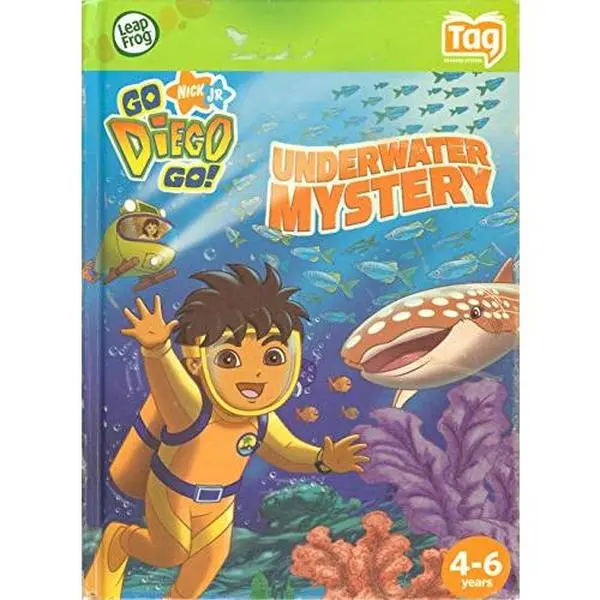 USED Book - Go Diego Go! Underwater Mystery Leap Frog Tag by Nickelodeon (Unknown) - English