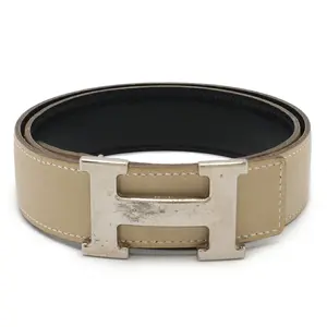 Pre-owned HERMÈS Others Small Leather Goods Hermes H Belt Leather Belt