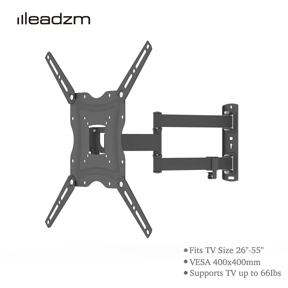 ROVSUN TMX400A 26-55" Adjustable Wall Mount Bracket Rotatable with Spirit Level