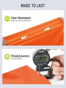 Thickened Emergency Rain Poncho, Thermal Poncho Survival Blankets Reusable Survival Ponchos for Camping, Hiking