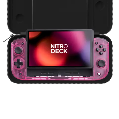 Nitro Deck with Carry Case For Switch & OLED Switch - Professional Switch Controller - No Stick Drift - Enhanced Comfort - Low Latency & more!