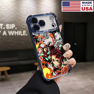 Demon Slayer Tanjiro Kamado Anime Kimetsu no Yaiba Tanjiro Aesthetic Design Pattern Casing For iPhone 17 16 15 14 13 12 Samsung 22 23 24 25 Plus Pro Max Ultra Soft Silicon TPU Shockproof Protector Vintage Unique Fashion Mobile Phone Case