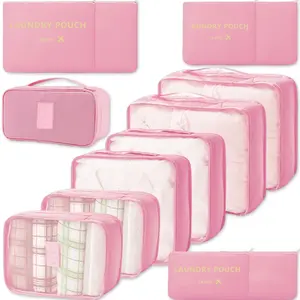 8pcs/13pcs Packing Cubes for Suitcases, Travel Luggage Organizers, Travel Bag Organizer, Travel Organizer Set, Essential Travel Accessories, Ideal for Vacations & Trips, Gift for Men & Women