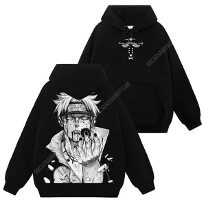 [Konoha Shop] Limited Pain Akatsuki - Naruto Shippuden #91 Hoodie T-Shirt Sweatshirt, Retro Vintage Unisex Graphic 90s Cotton, Gift For Wibu Ninja Shinobi , Anime Manga Y2K Streetwear