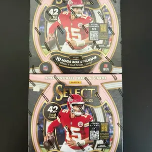 2025 panini select football 2 box (mega)
