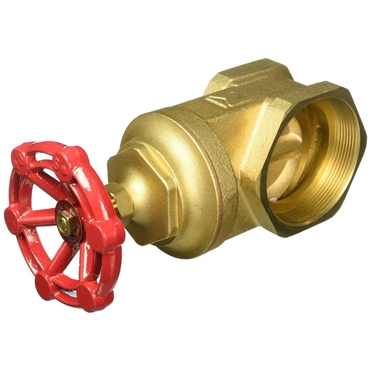 212 MAIN 4 in. Industrial Brass IPS Threaded Gate Valve, Heavy Duty Full Port Hardware for Boating and Pipe Systems, Metal, Parts, Cast Iron, Threaded Ips, 125-200 Psi